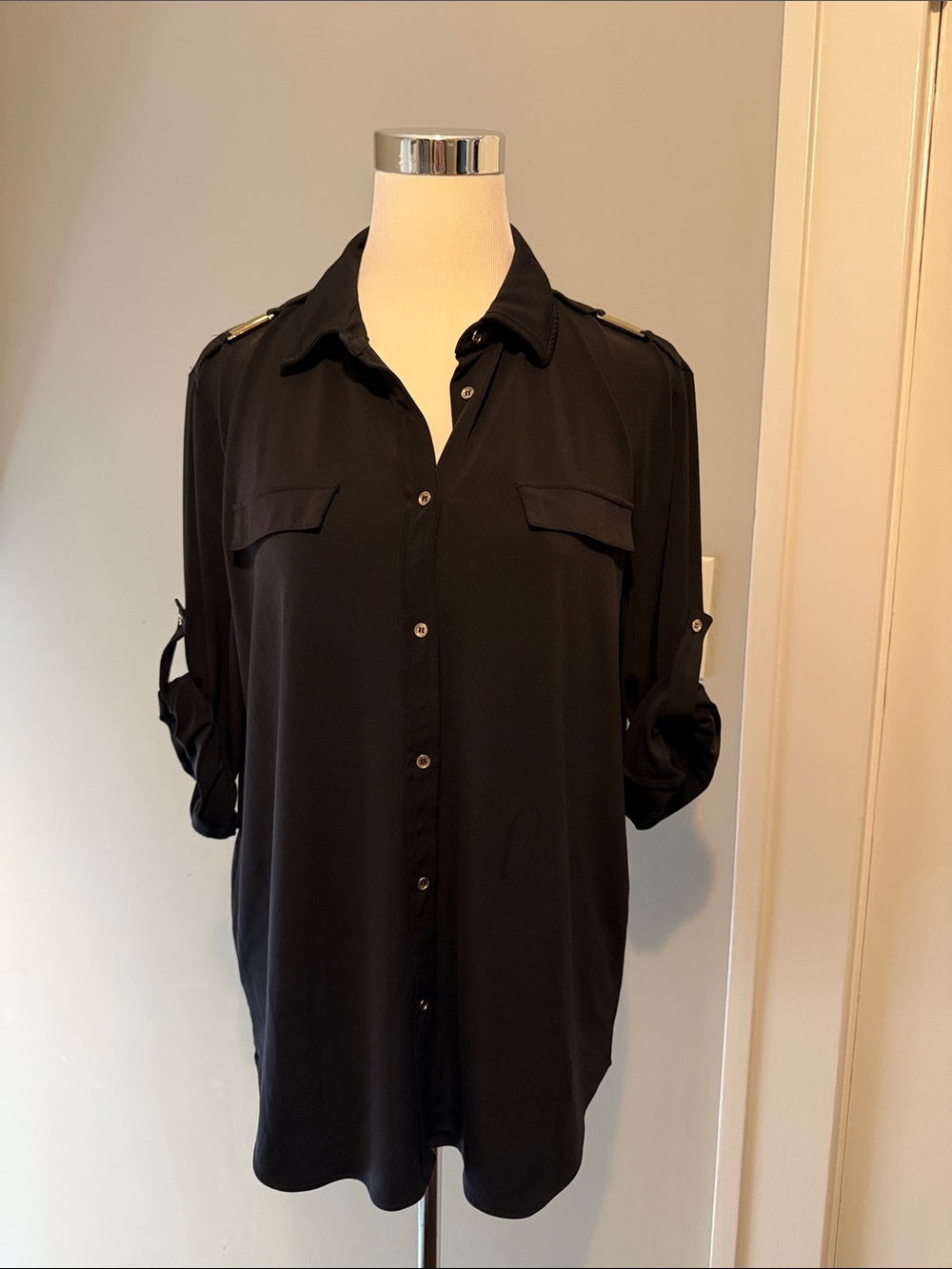 Grace Black Jacket with Branded Neck Label